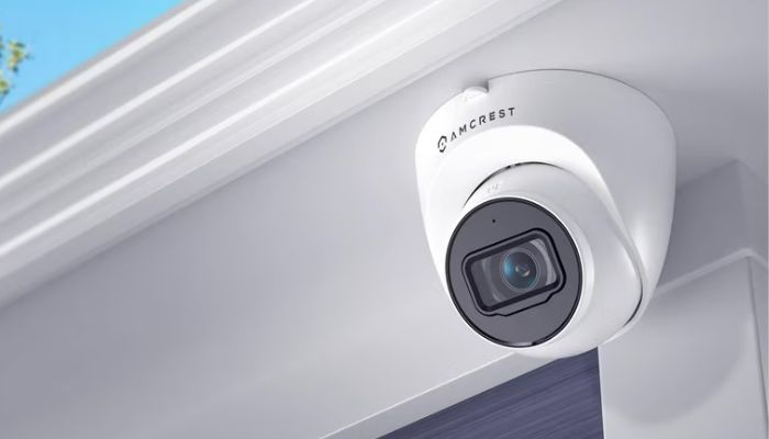 An undated image of Amcrest Outdoor POE Camera. — Amcrest