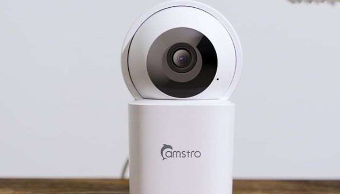 An undated image of CAMSTRO 3K Indoor Security Camera. — CAMSTRO