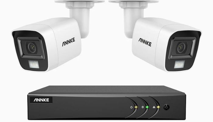 An undated image of ANNKE 1080p 4-in-1 Security Camera. — ANNKE