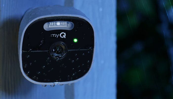 An undated image of Chamberlain myQ Outdoor Battery Camera. — myQ