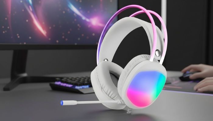 An undated image of MARVO RGB Headphone. — MARVO