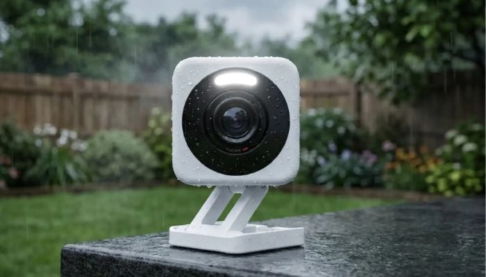 An undated image of WYZE Cam v4 Security Camera. — WYZE Cam v4