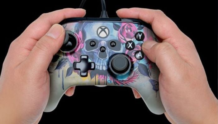 An undated image of PowerA Advantage Wired Controller for Xbox Series X|S. — PowerA