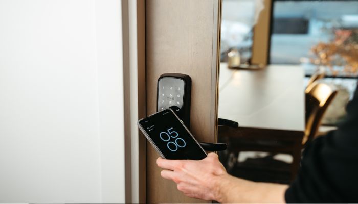 An undated image of ULTRALOQ Latch 5 Smart Lock. — ULTRALOQ