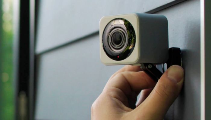 An undated image of a WYZE Cam v4, 2.5K Outdoor Security Camera. — WYZE