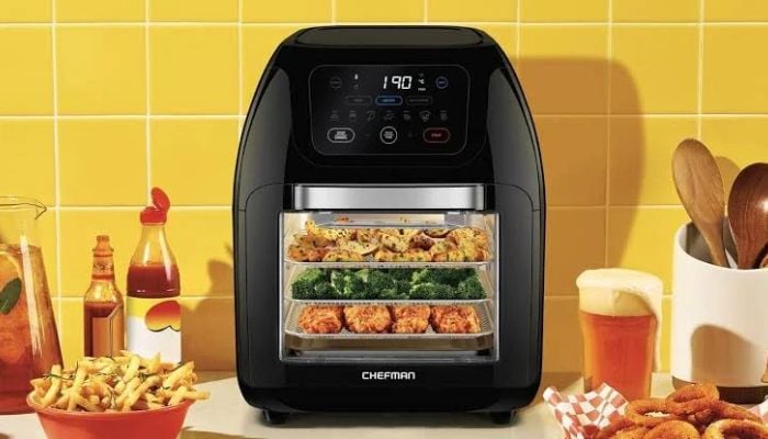 An undated image of CHEFMAN Multifunctional Digital Air Fryer. — Chefman