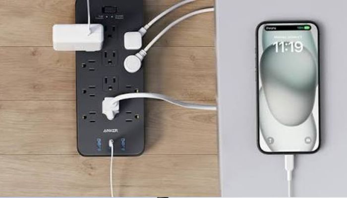 An undated image of Anker 351 Power Strip. — Anker