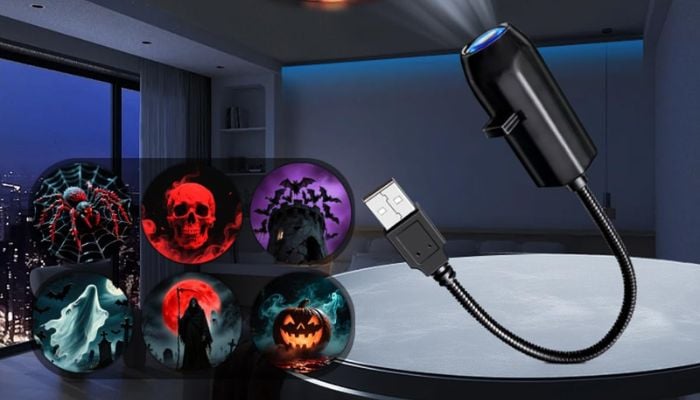 Last-minute Halloween tech gadgets: scary sounds, glowing eyes, inflatable arches